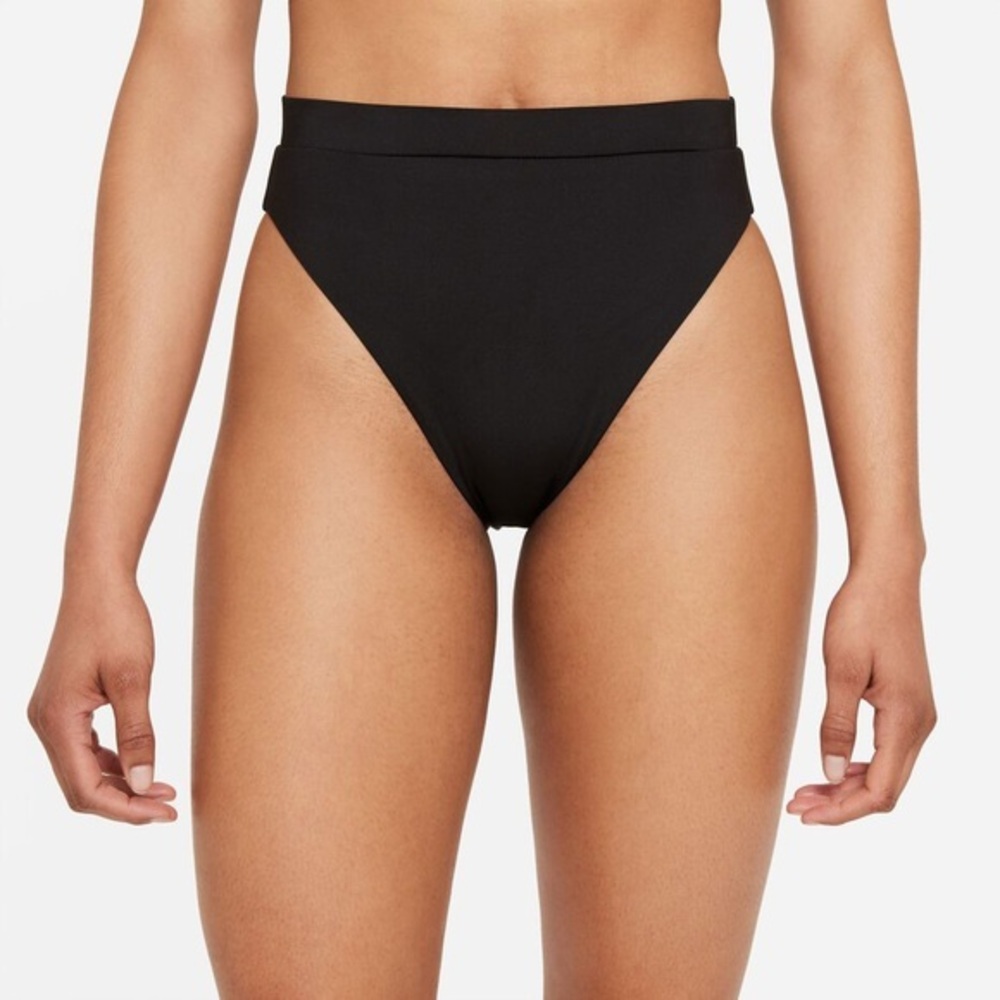 Nike NEW Essentials High Waist Swim Bottoms Black NESSB347